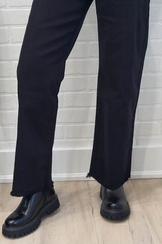 Zac & Zoe Raw Hem Jeans (Available in Black)