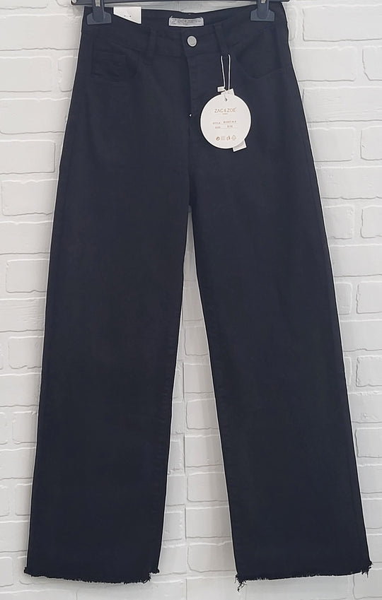 Zac & Zoe Raw Hem Jeans (Available in Black)