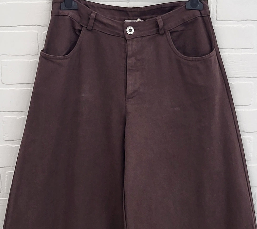 Mihos Wide Leg Pants Raw Bottom