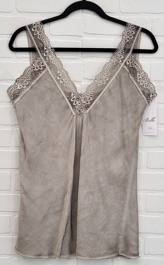 Sleevless Satin Top