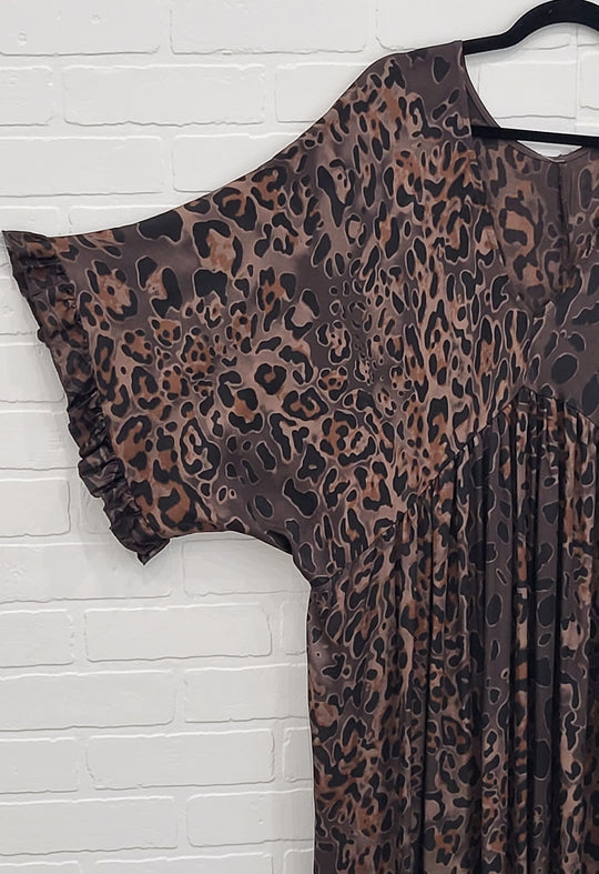 Boho Animal Print Dress