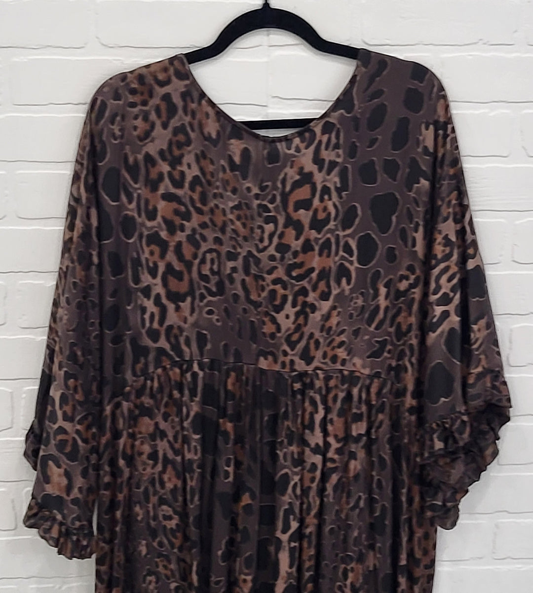 Boho Animal Print Dress