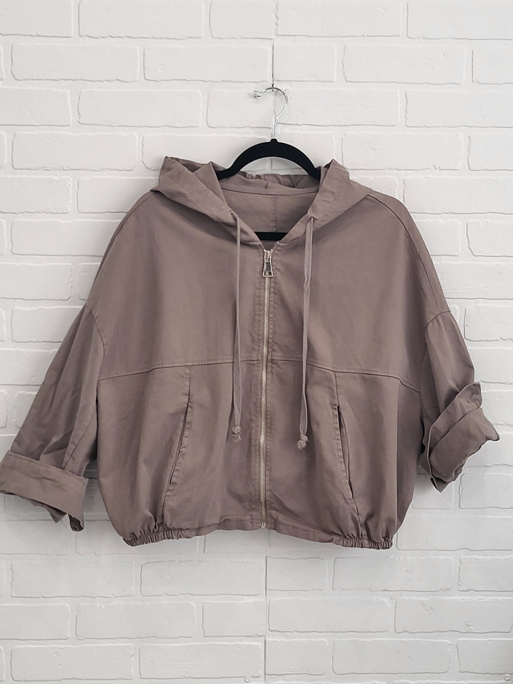 Toscana Cropped Hoodie Jacket