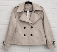 Bludeisie Cropped Trench Jacket