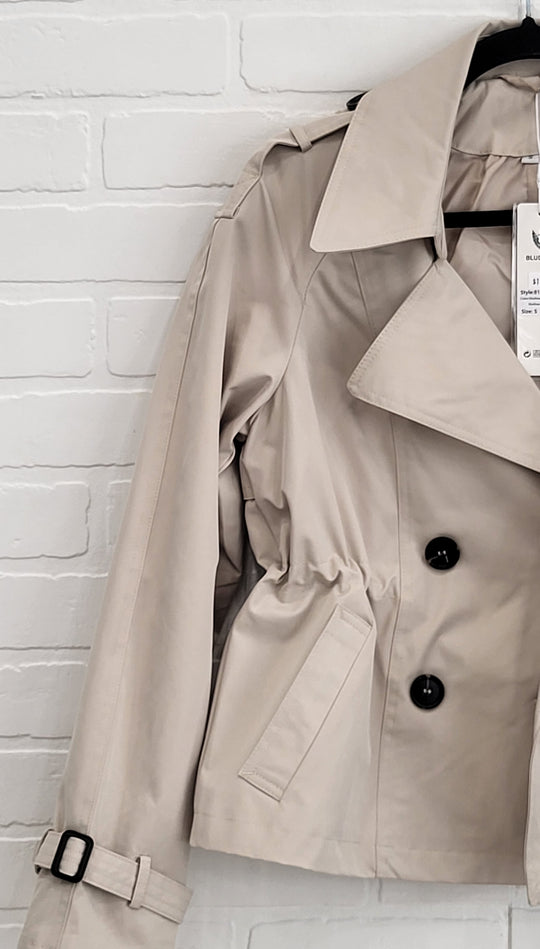 Bludeisie Cropped Trench Jacket