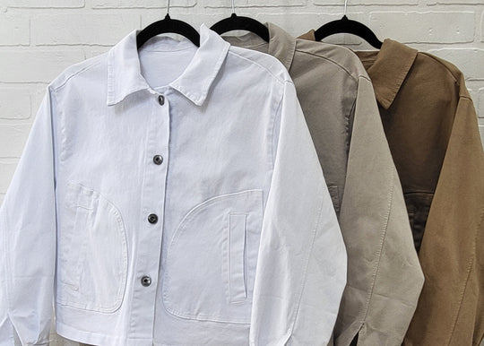 Milano Cropped Denim Jacket