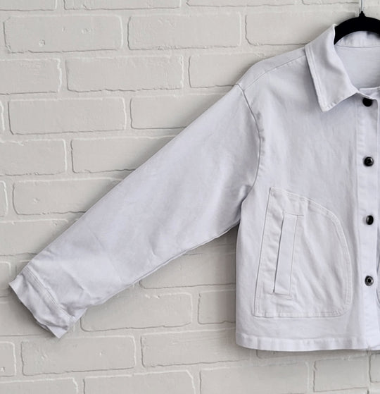 Milano Cropped Denim Jacket