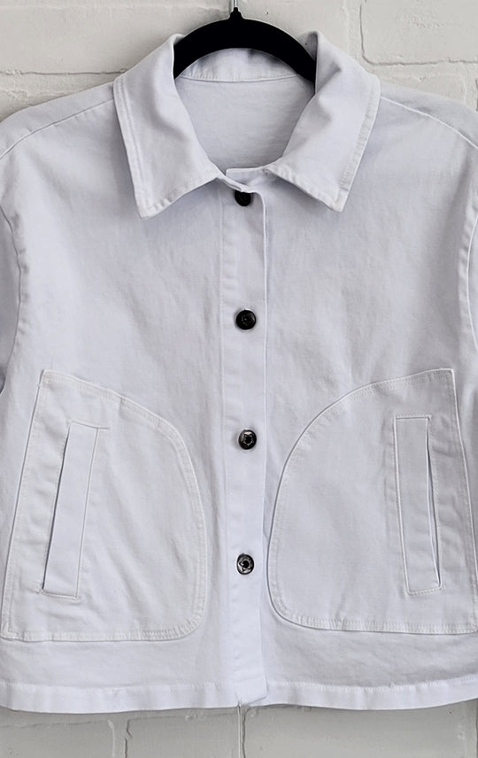 Milano Cropped Denim Jacket