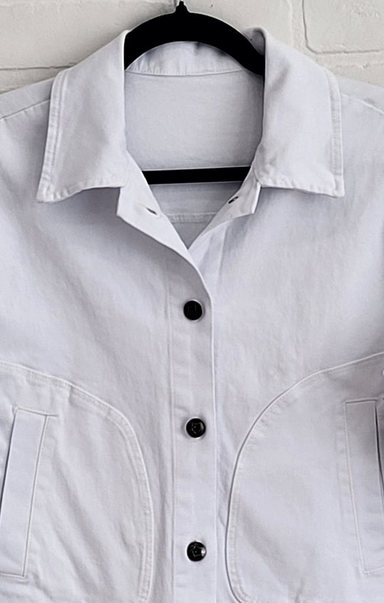 Milano Cropped Denim Jacket