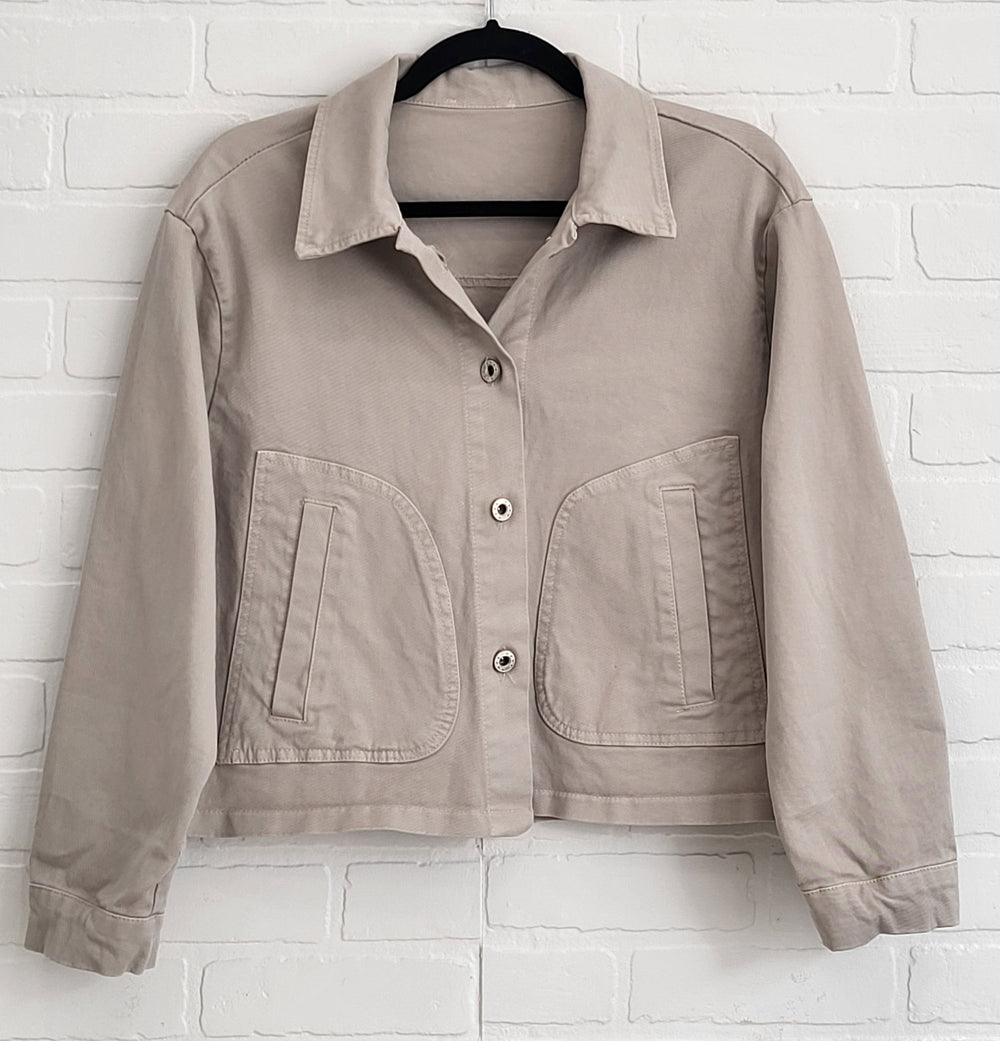 Milano Cropped Denim Jacket