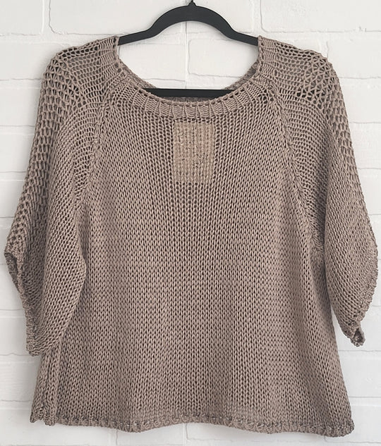 Toscana Air Knit Cotton Top