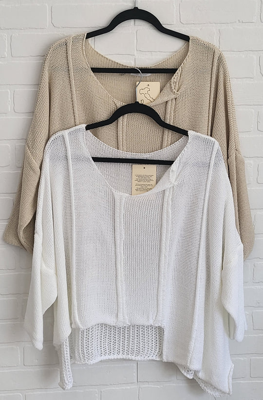 Toscana Asymmetry Cotton Knit