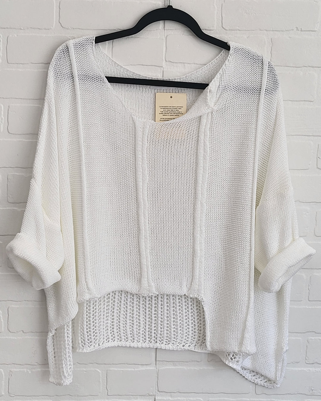 Toscana Asymmetry Cotton Knit