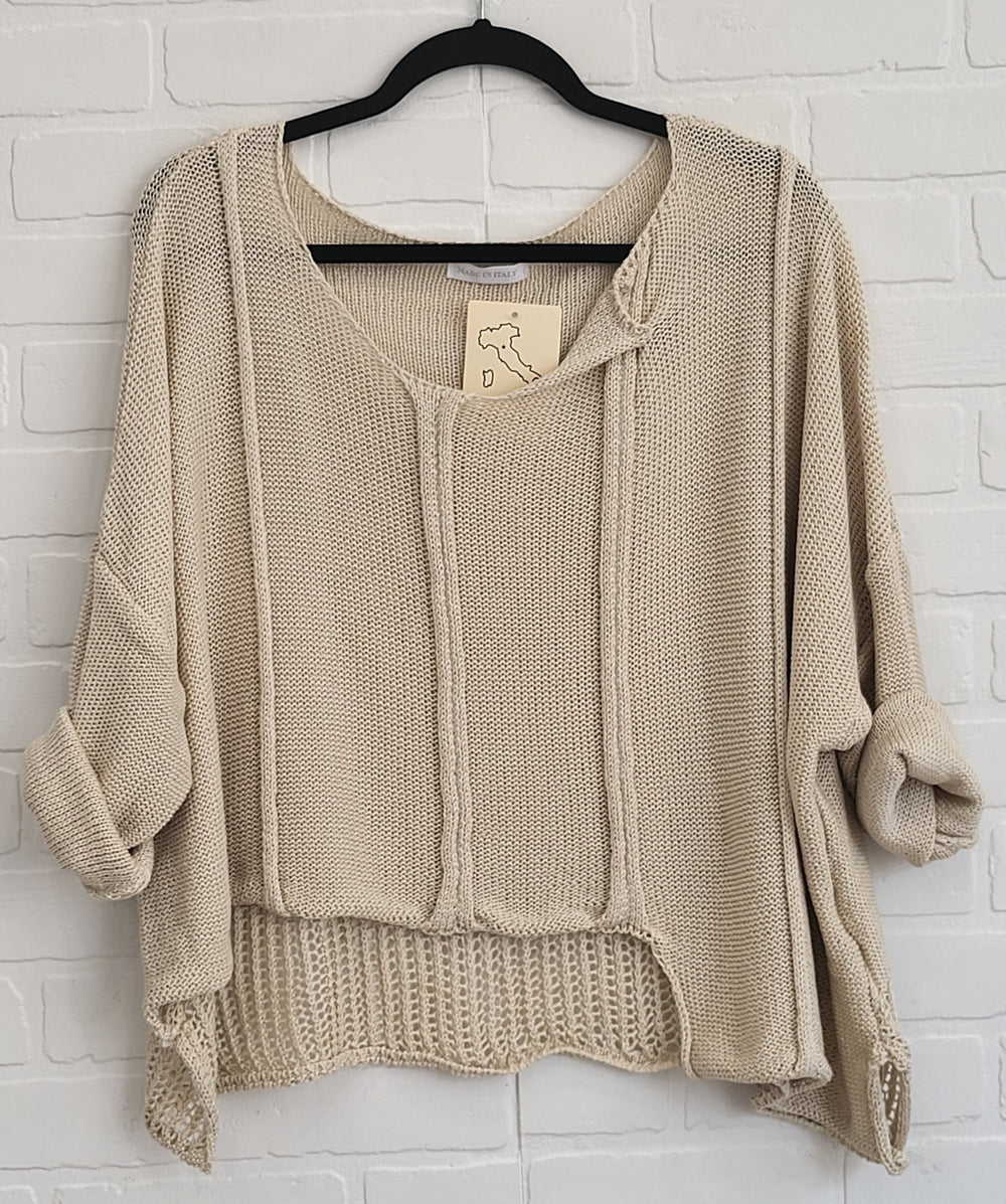 Toscana Asymmetry Cotton Knit
