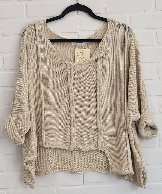 Toscana Asymmetry Cotton Knit