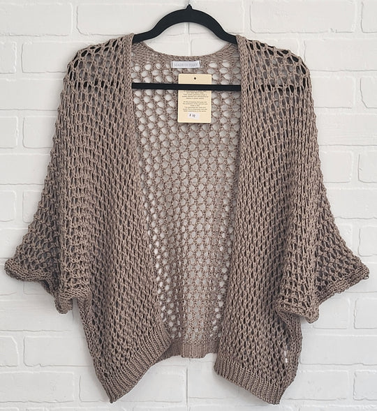 Toscana Open-Knit Cardigan