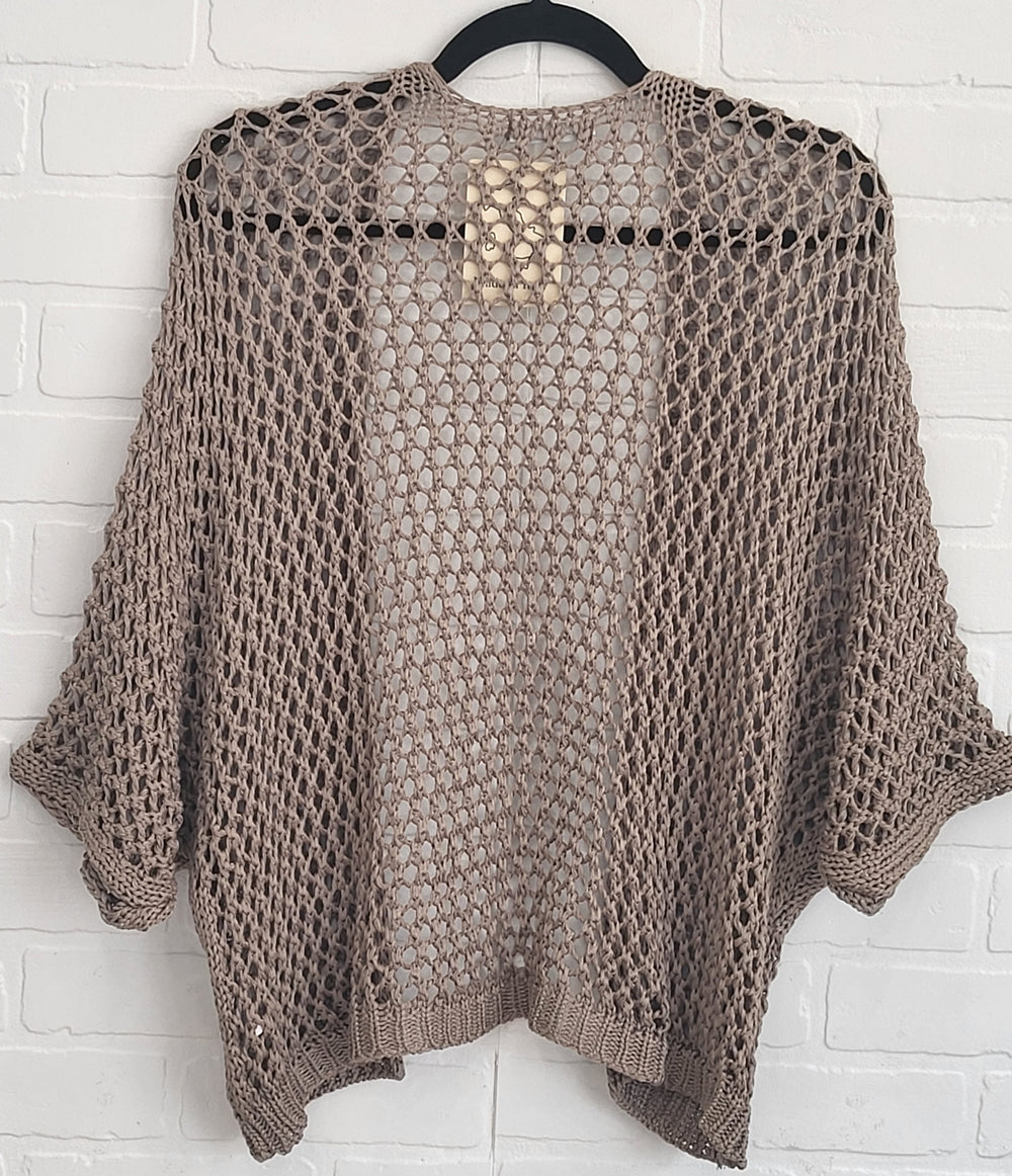 Toscana Open-Knit Cardigan