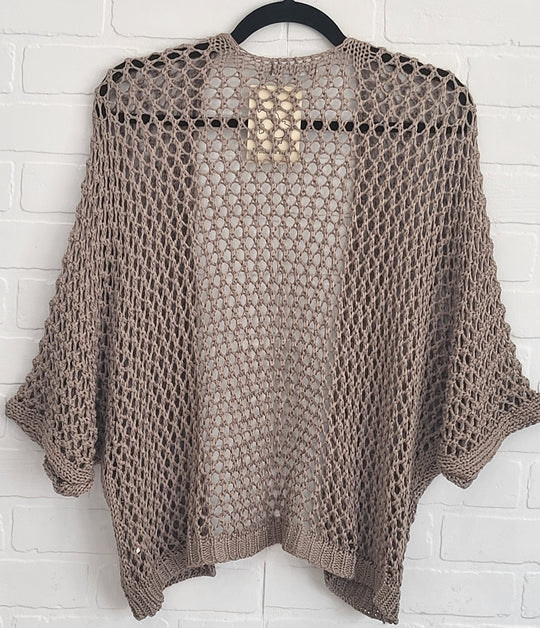Toscana Open-Knit Cardigan