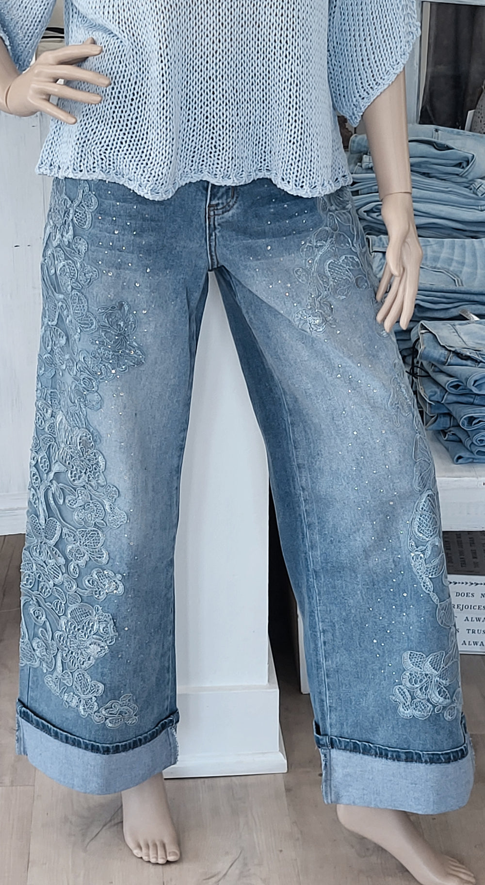 Naiff with floral detail