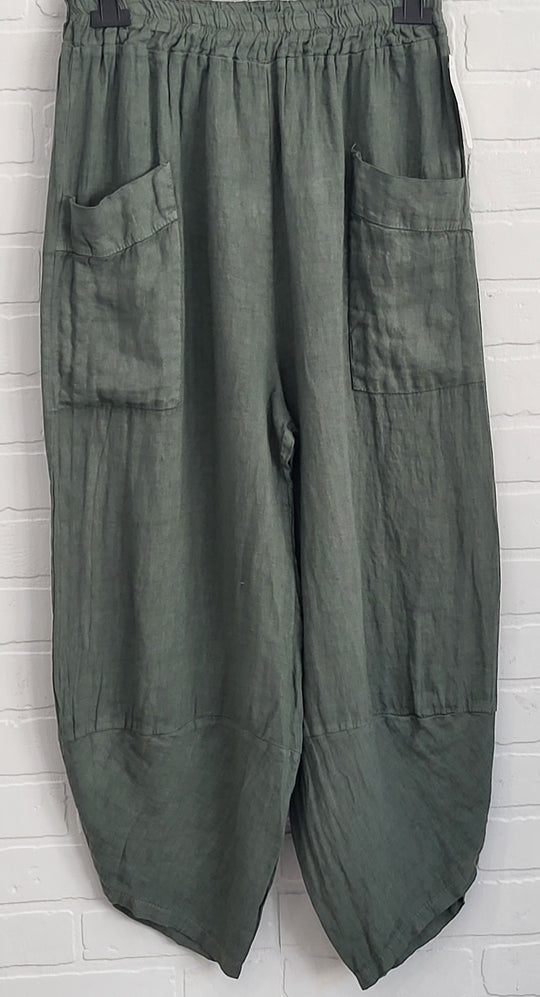 Linen Tulip Pants