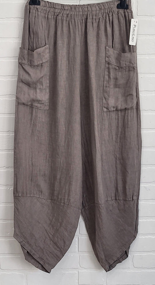 Linen Tulip Pants