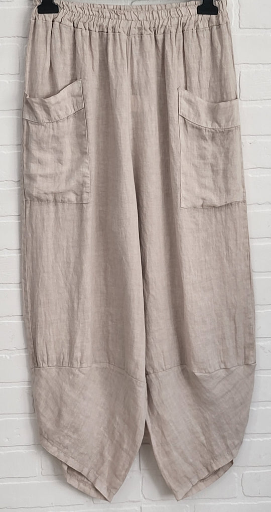 Linen Tulip Pants