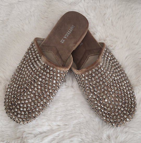 Sparkly Bottega Slip on
