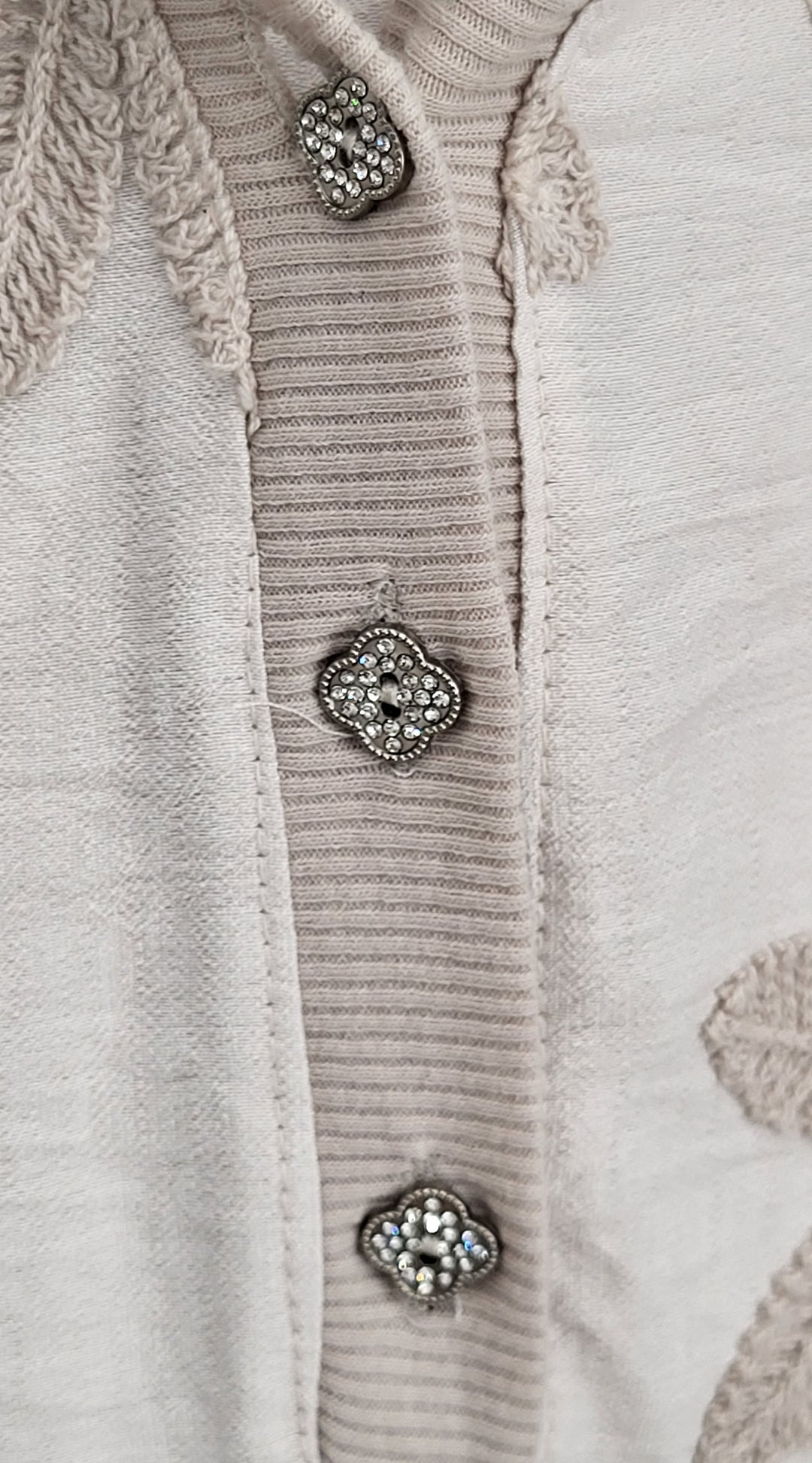 Capri Embroidered Cotton Hoodie Top