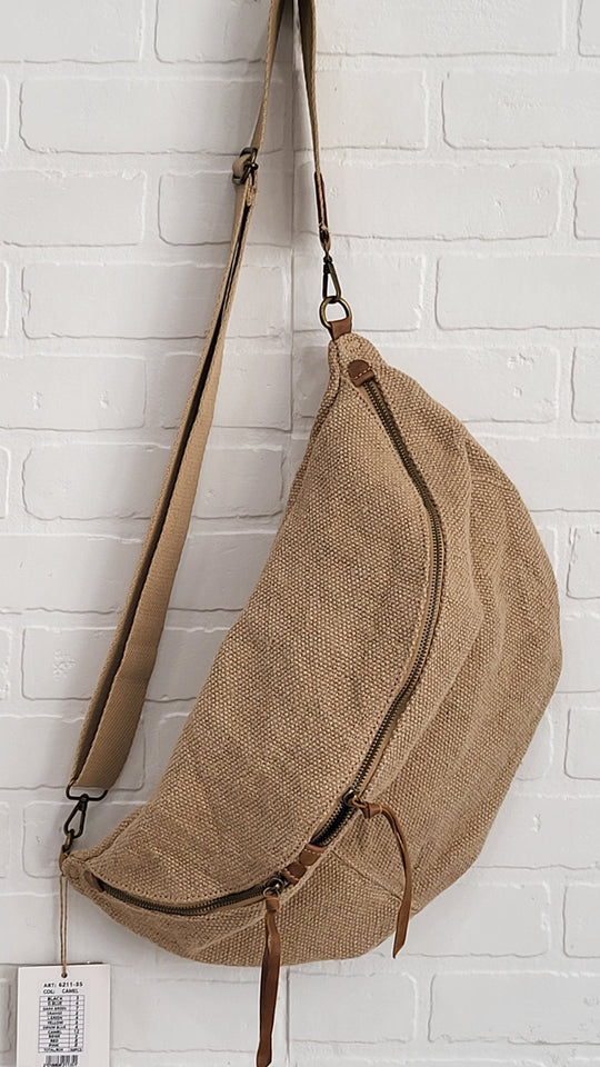 Large Canvas Crossbody Bag