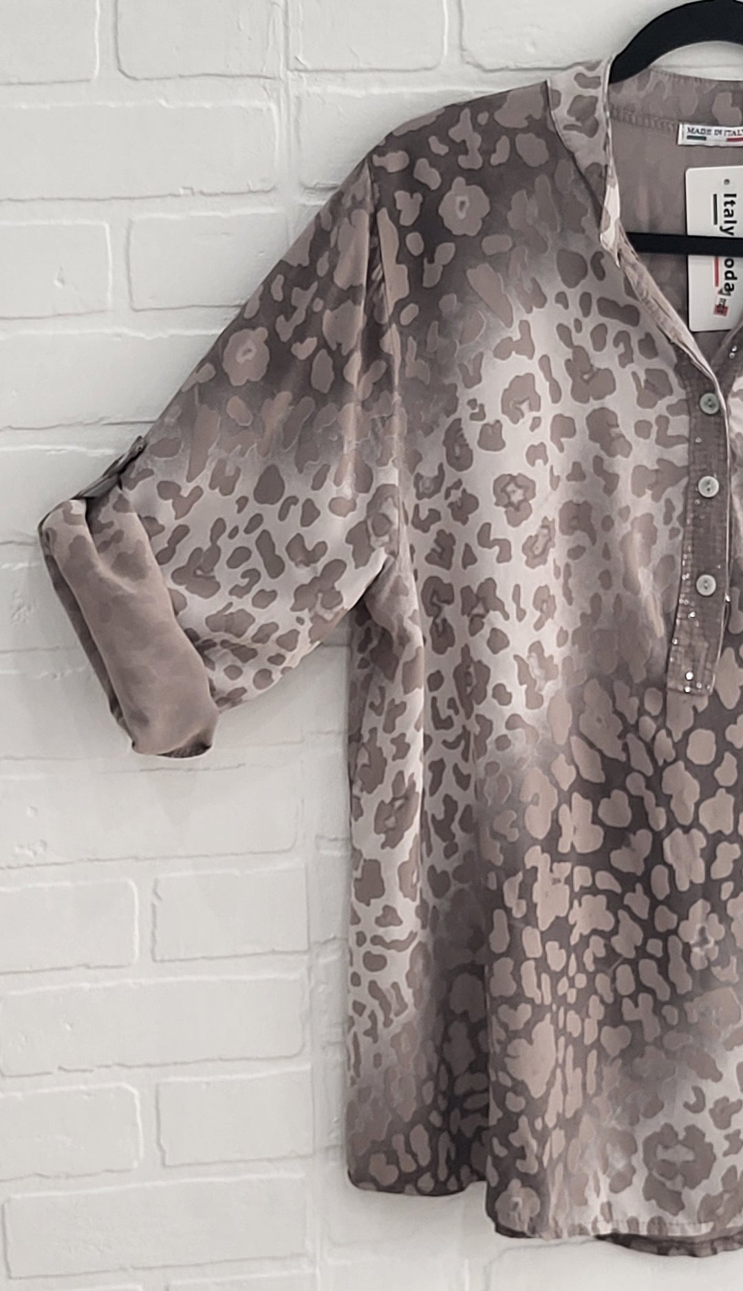 Soft Leopard Lux Blouse