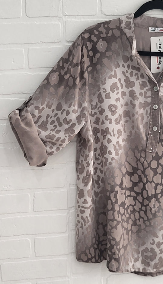 Soft Leopard Lux Blouse
