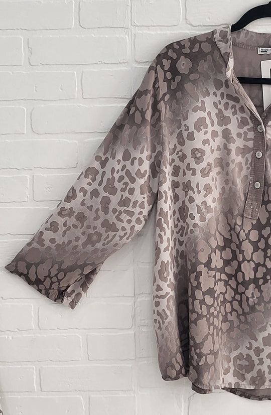 Soft Leopard Lux Blouse