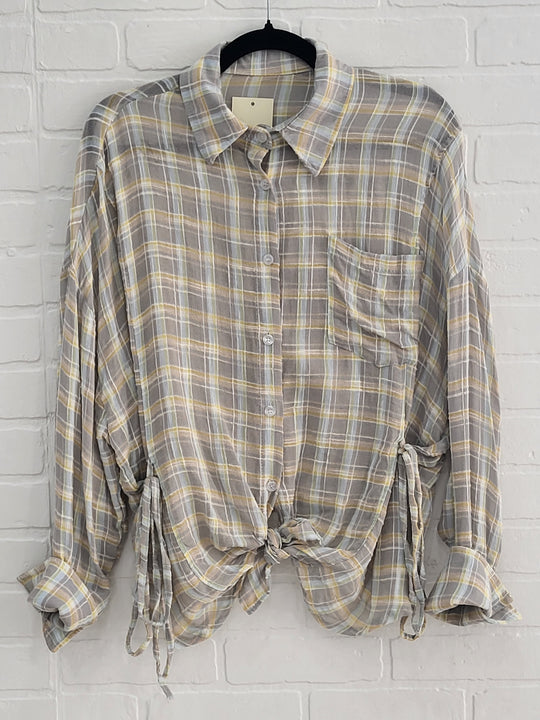 Ashley Plaid Blouse