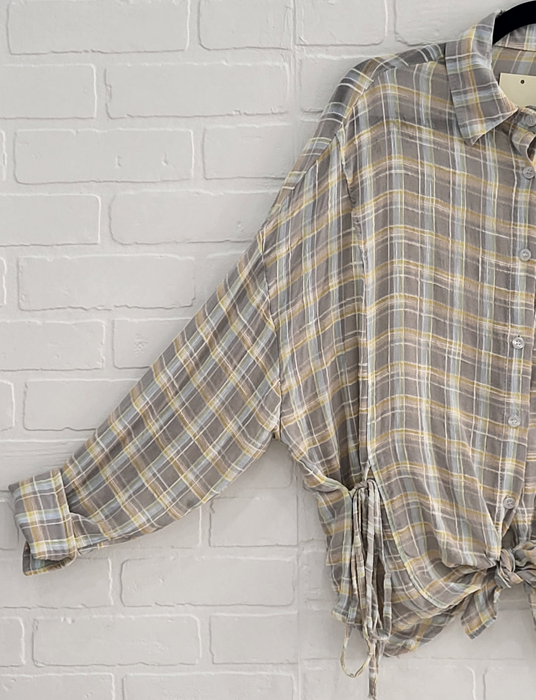 Ashley Plaid Blouse
