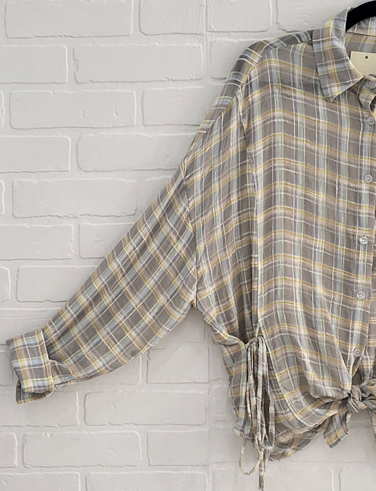 Ashley Plaid Blouse