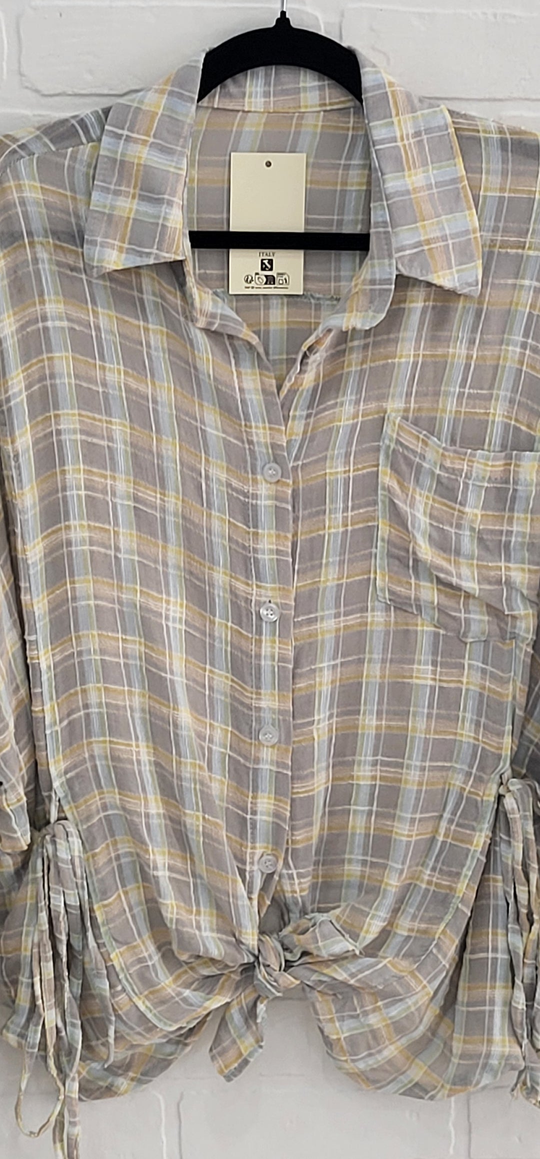 Ashley Plaid Blouse