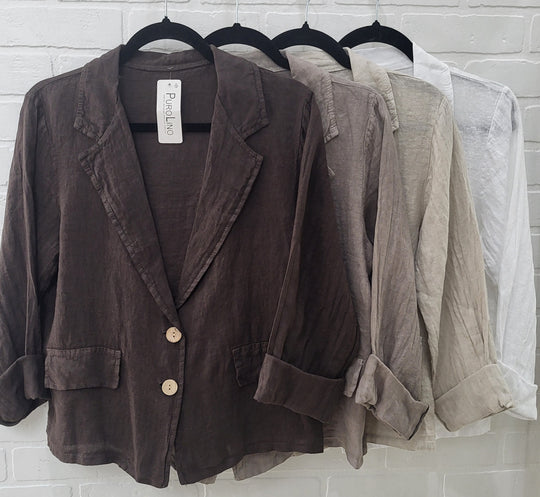 Monaco Linen Blazer