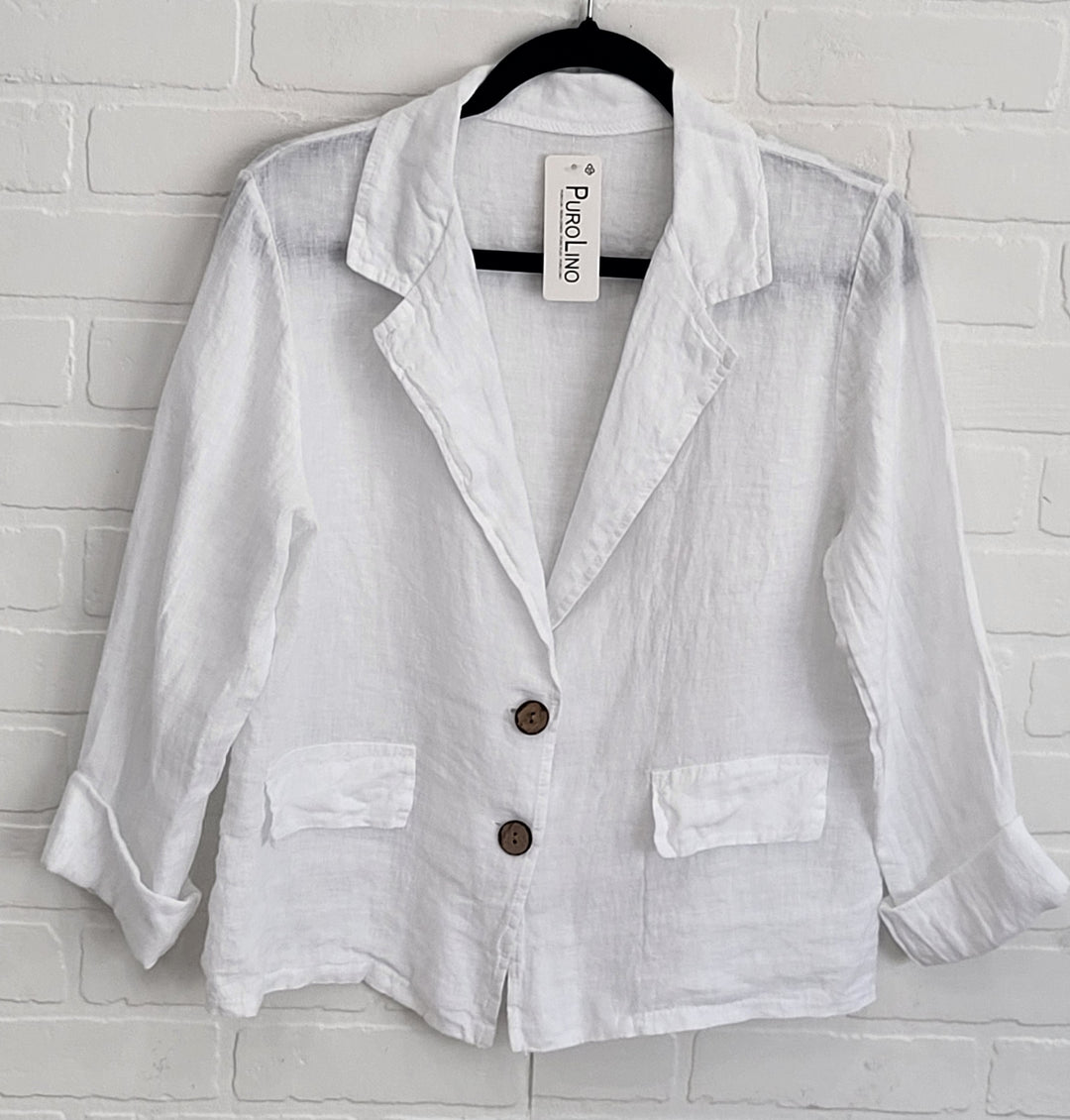 Monaco Linen Blazer