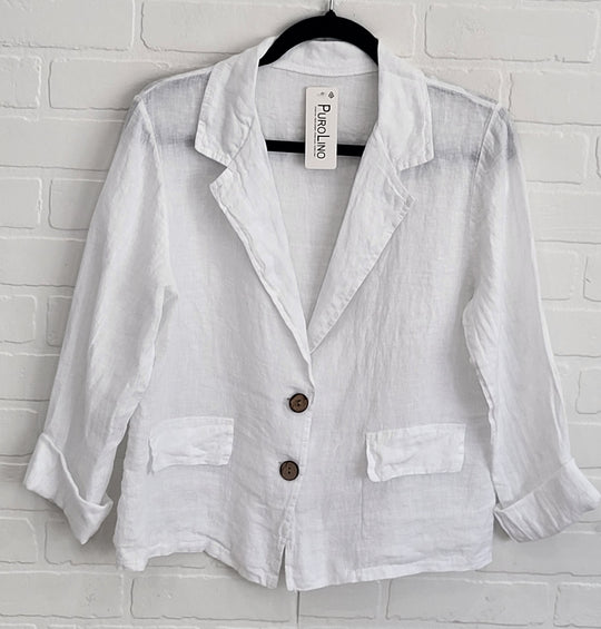 Monaco Linen Blazer