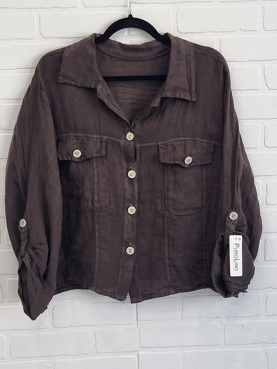 Linen Classic Denim Style Jacket
