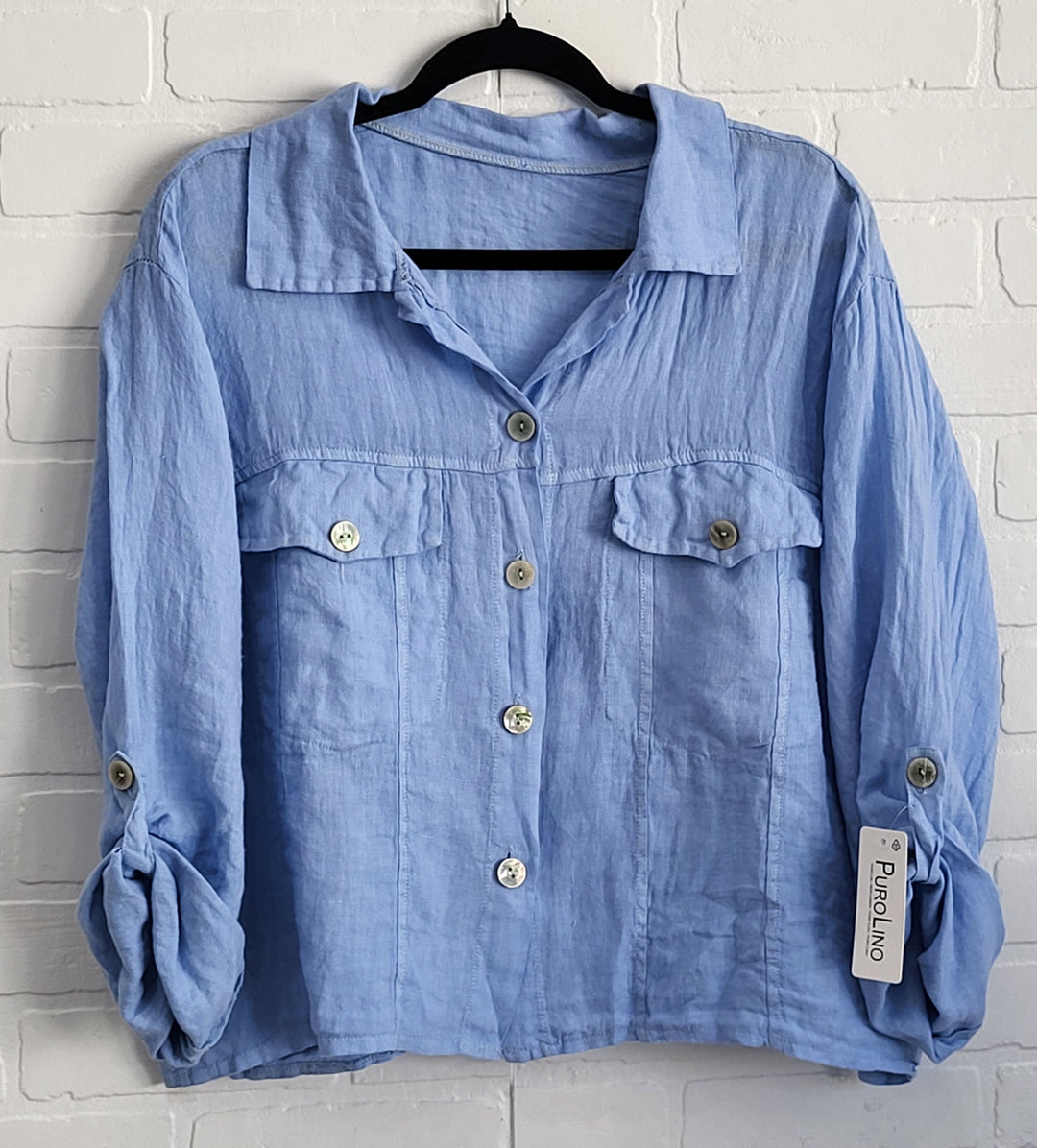 Linen Classic Denim Style Jacket