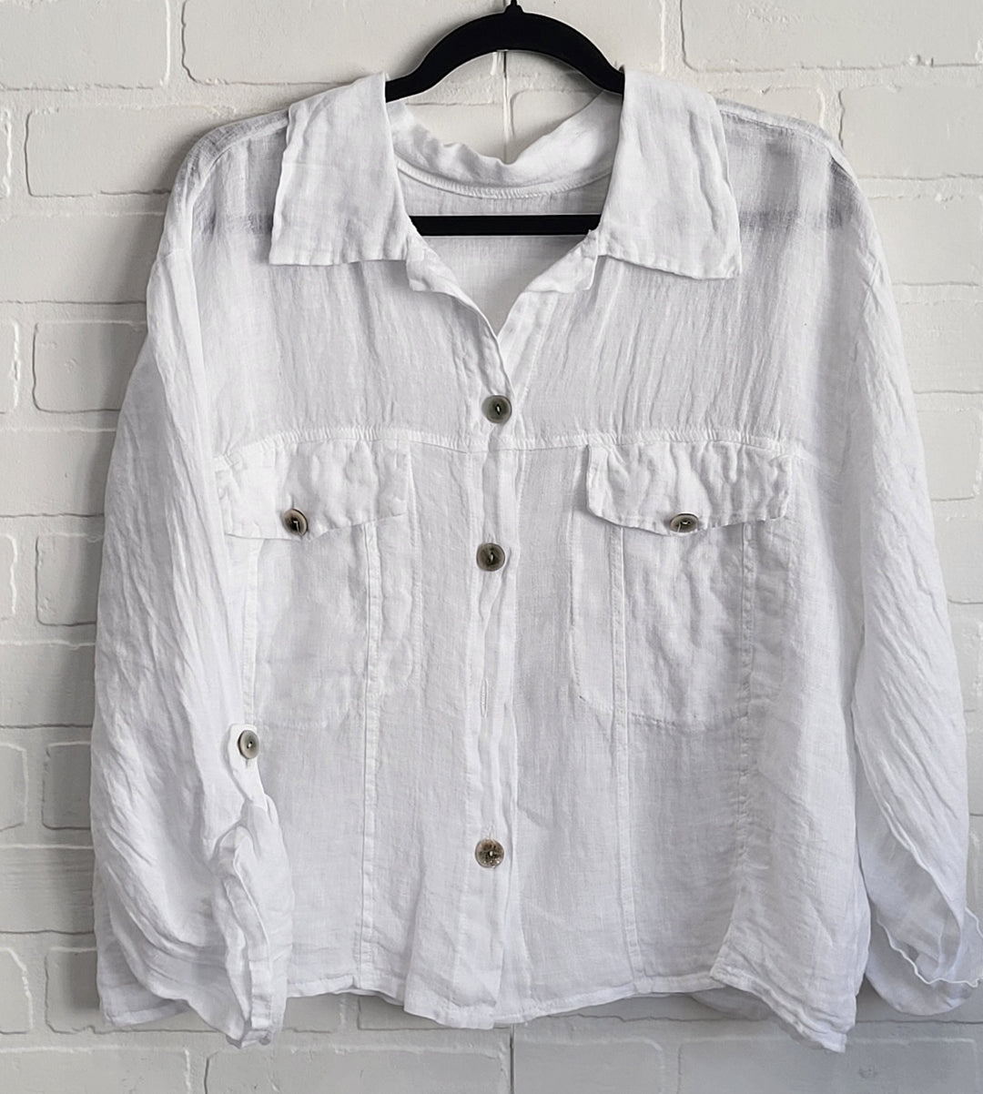 Linen Classic Denim Style Jacket