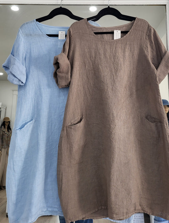 Siena Linen Everyday Dress