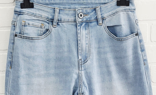 3D Straight Leg Jeans