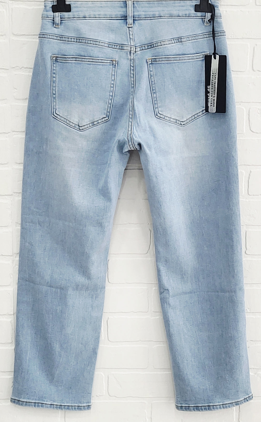 3D Straight Leg Jeans