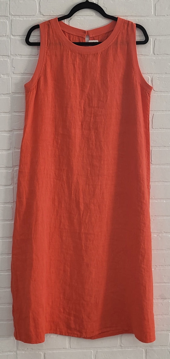 Florence Essential Sleeveless Linen Dress