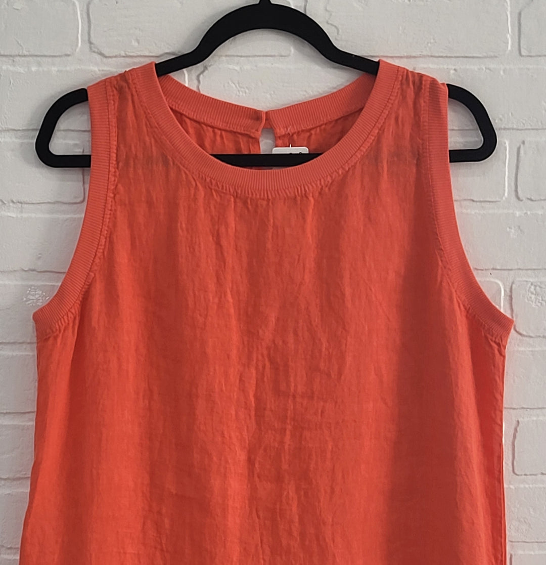 Florence Essential Sleeveless Linen Dress