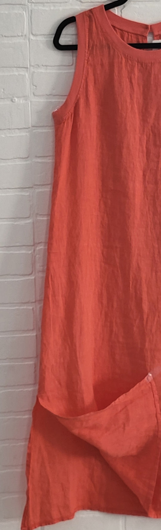 Florence Essential Sleeveless Linen Dress