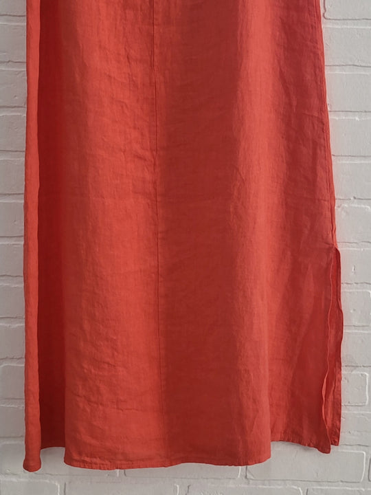 Florence Essential Sleeveless Linen Dress