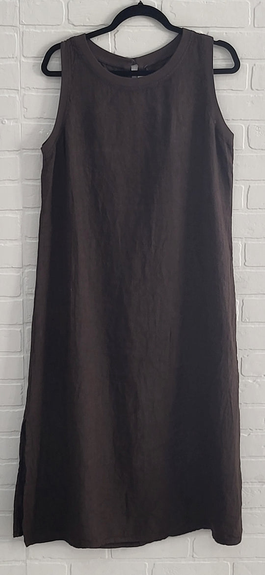 Florence Essential Sleeveless Linen Dress